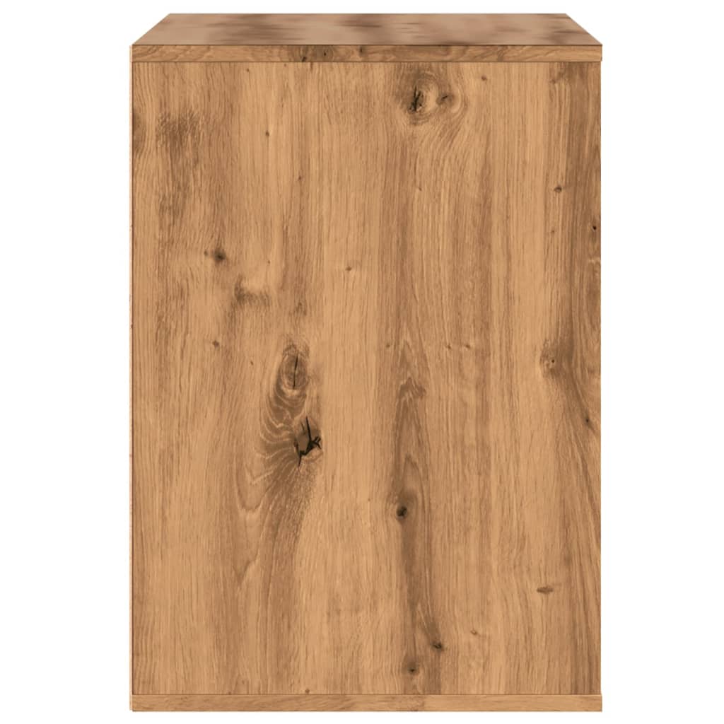 Chest of drawers artisan oak 80x41x58 cm engineered wood