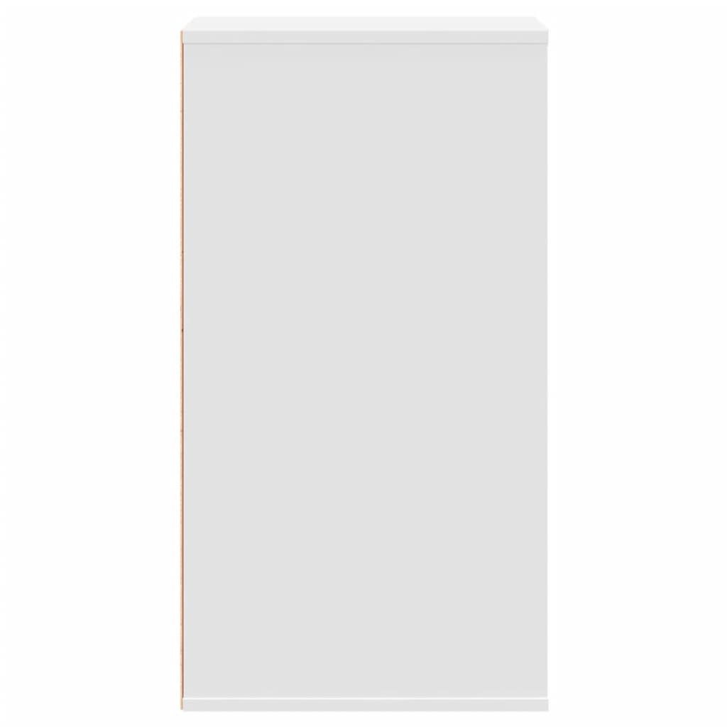 Chest of drawers white 40x41x76 cm engineered wood