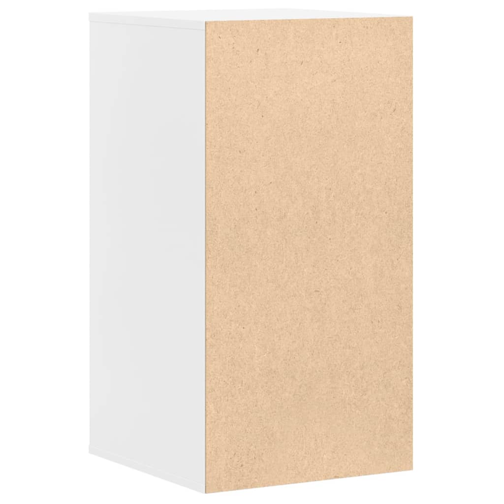 Chest of drawers white 40x41x76 cm engineered wood