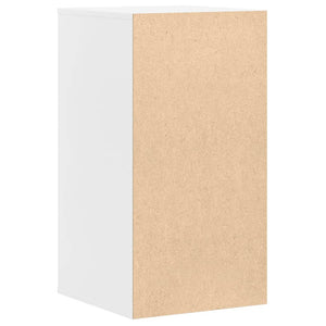 Chest of drawers white 40x41x76 cm engineered wood