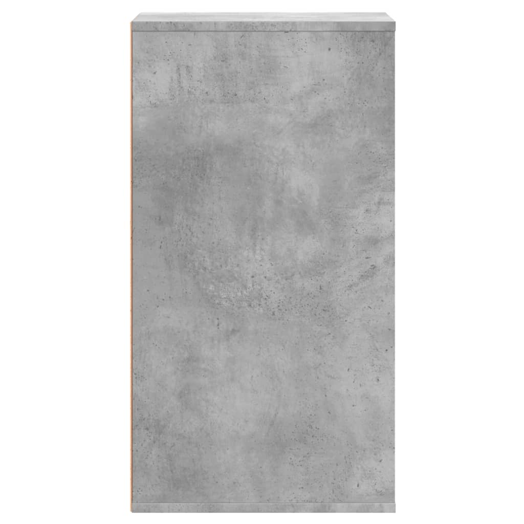 Chest of drawers concrete grey 40x41x76 cm engineered wood