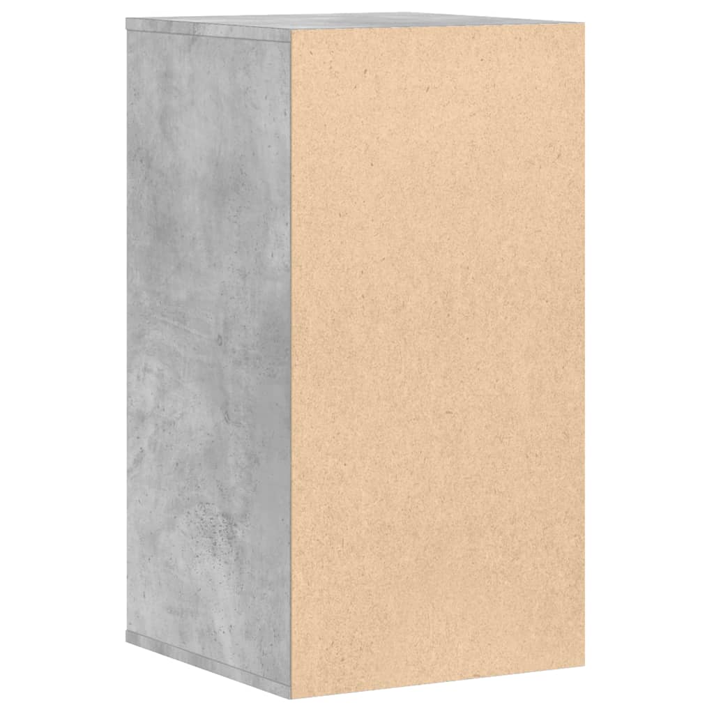 Chest of drawers concrete grey 40x41x76 cm engineered wood