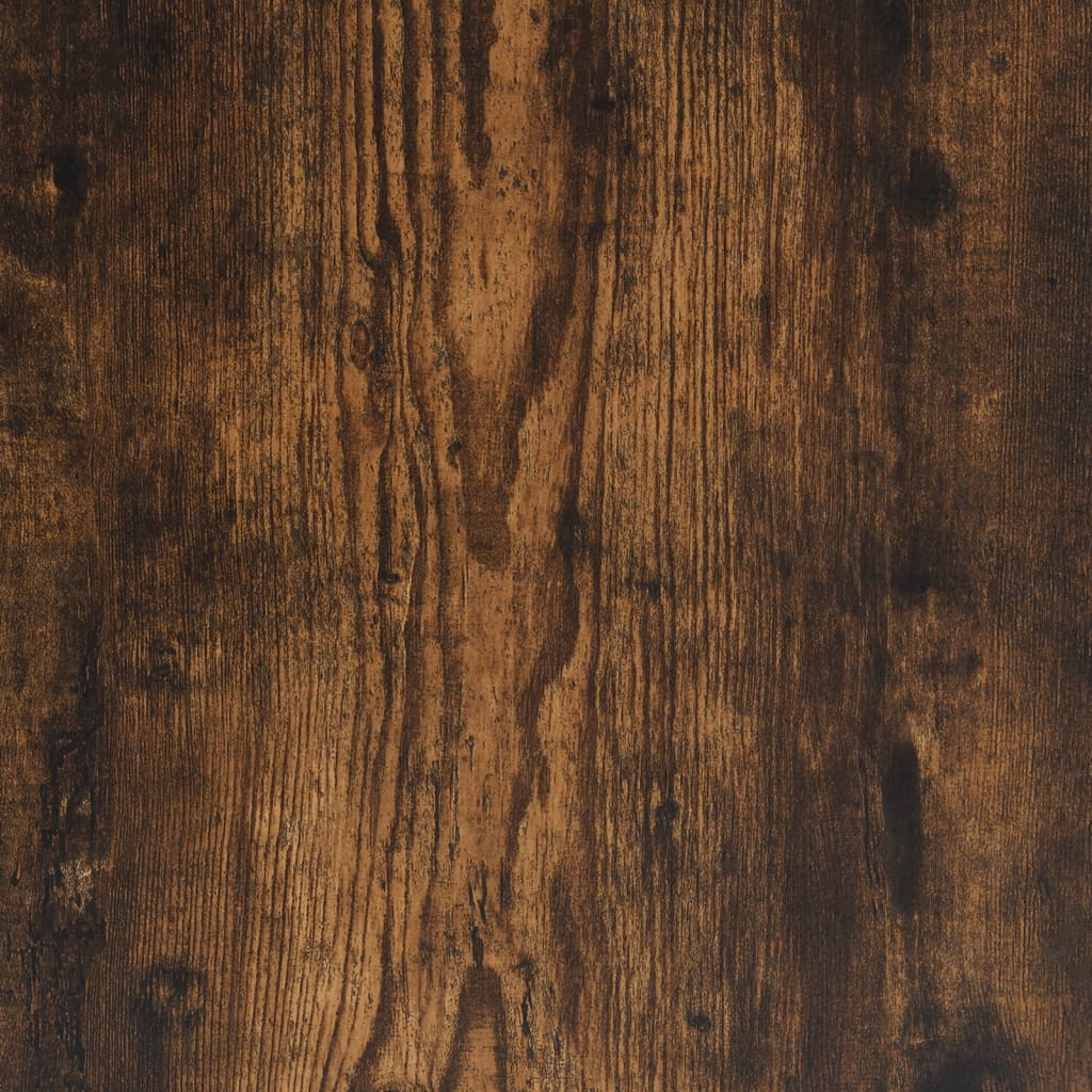 Chest of drawers smoked oak 40x41x76 cm engineered wood