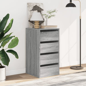 Chest of drawers gray sonoma 40x41x76 cm engineered wood