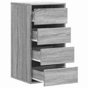 Chest of drawers gray sonoma 40x41x76 cm engineered wood
