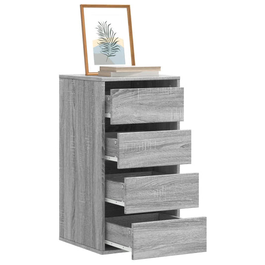 Chest of drawers gray sonoma 40x41x76 cm engineered wood