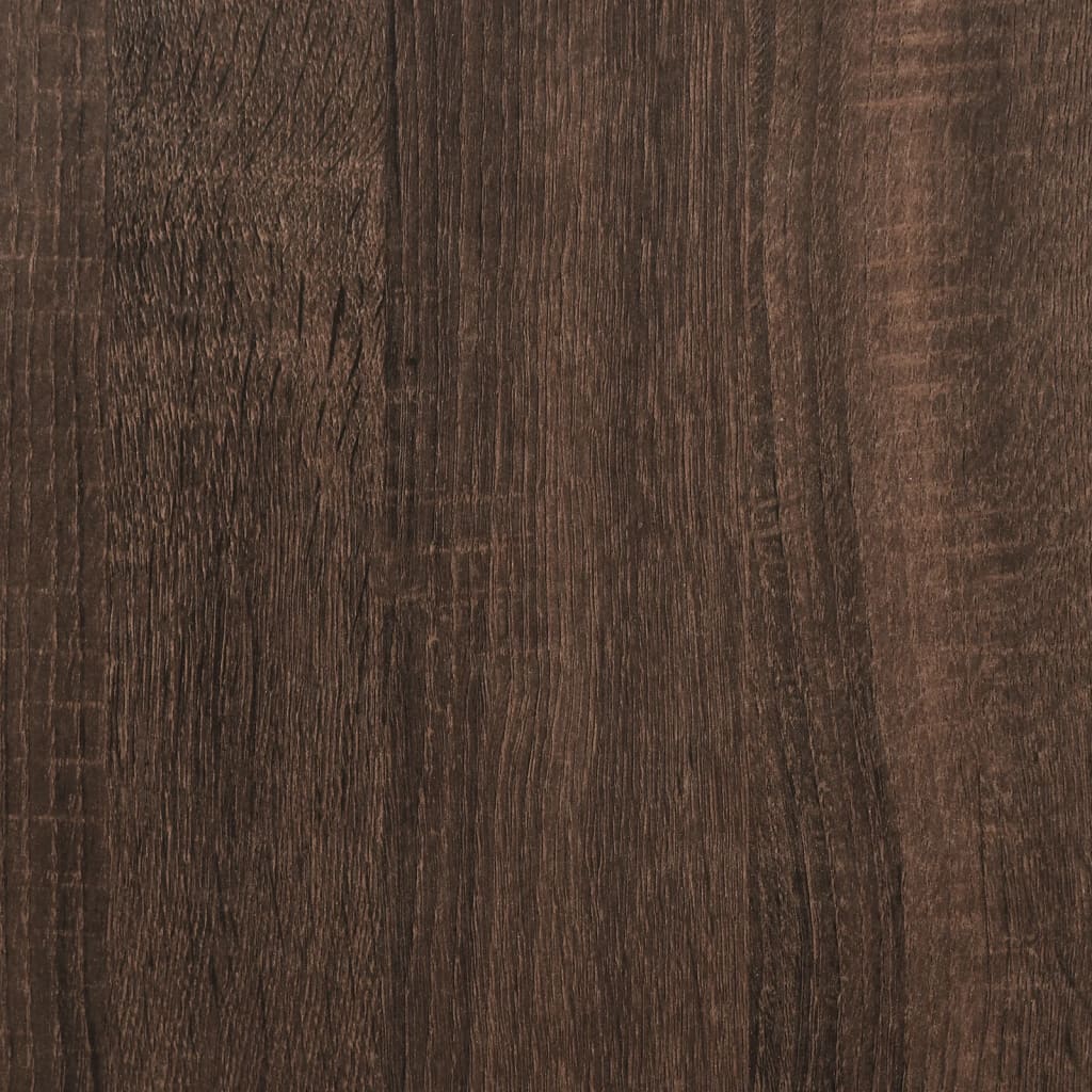 Chest of drawers brown oak 40x41x76 cm engineered wood