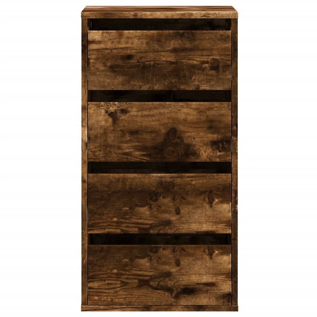 Chest of drawers old wood 40x41x76 cm engineered wood