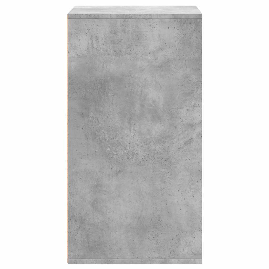 Chest of drawers concrete grey 60x41x76 cm engineered wood