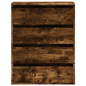 Chest of drawers smoked oak 60x41x76 cm engineered wood