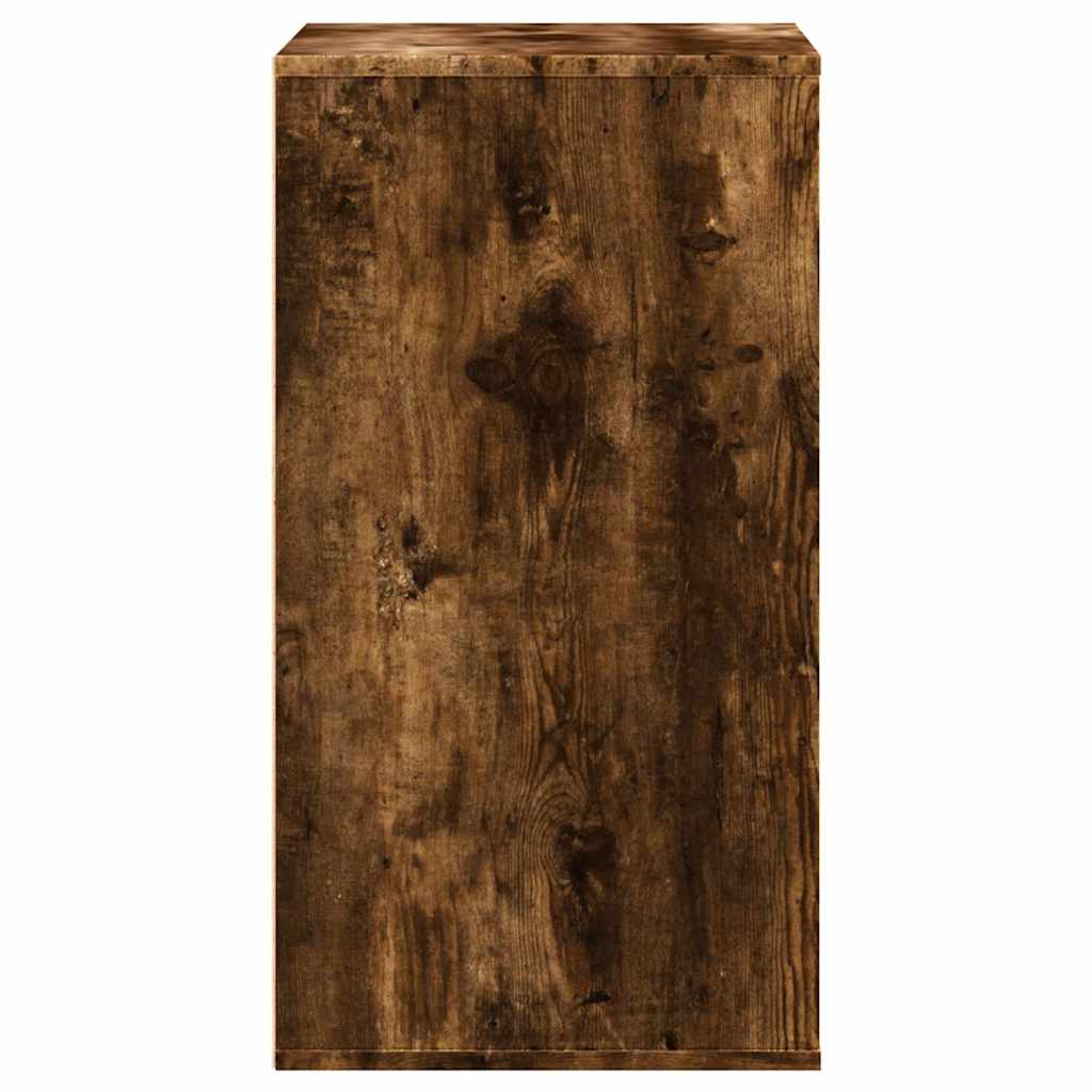 Chest of drawers smoked oak 60x41x76 cm engineered wood