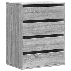 Chest of drawers gray sonoma 60x41x76 cm engineered wood
