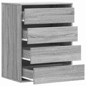 Chest of drawers gray sonoma 60x41x76 cm engineered wood