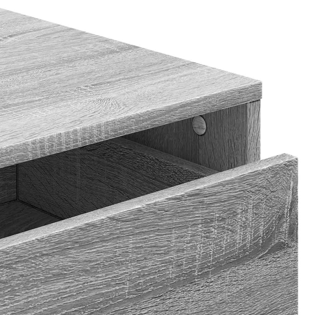 Chest of drawers gray sonoma 60x41x76 cm engineered wood