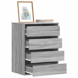Chest of drawers gray sonoma 60x41x76 cm engineered wood