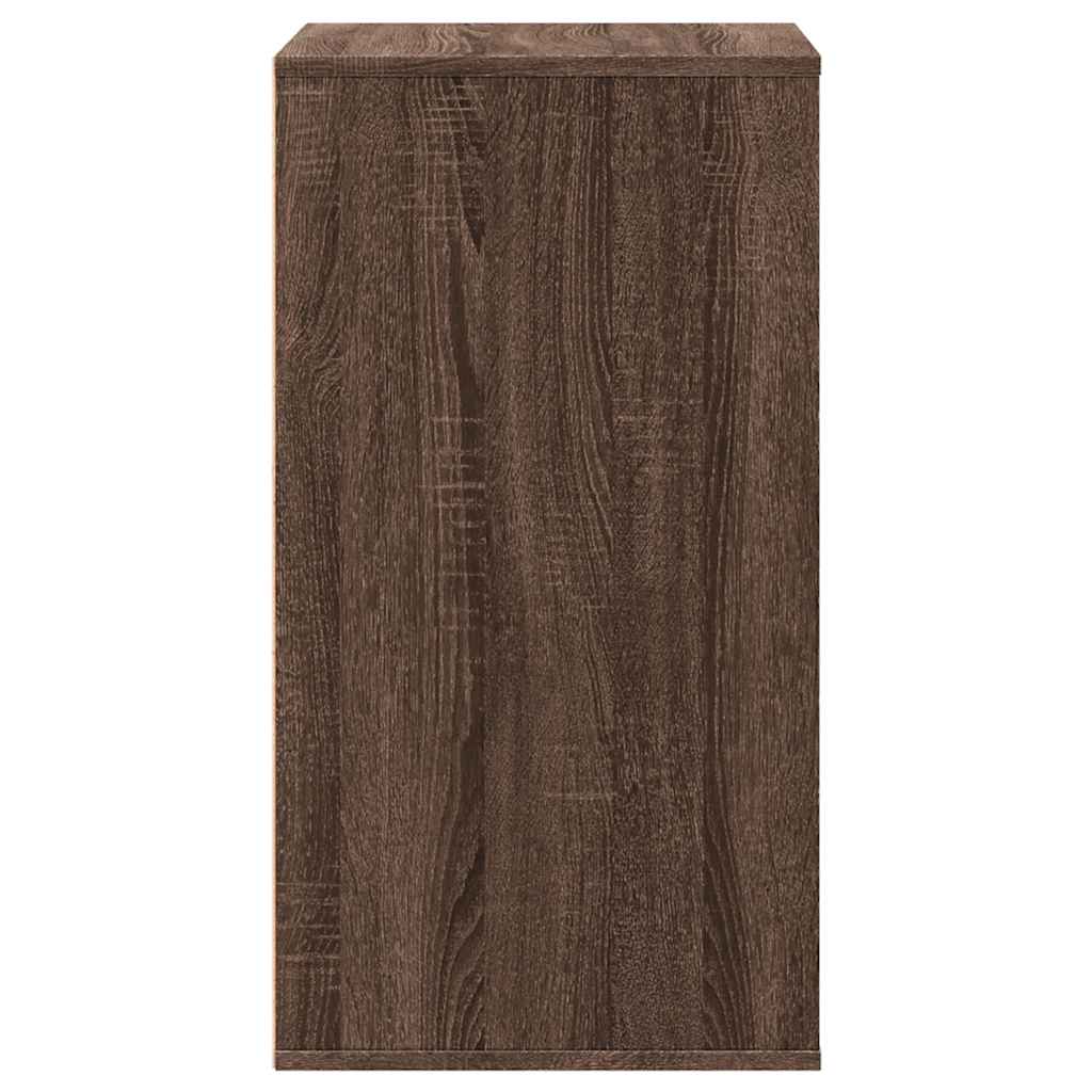 Chest of drawers brown oak 60x41x76 cm engineered wood