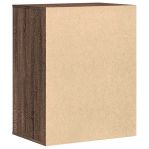 Chest of drawers brown oak 60x41x76 cm engineered wood