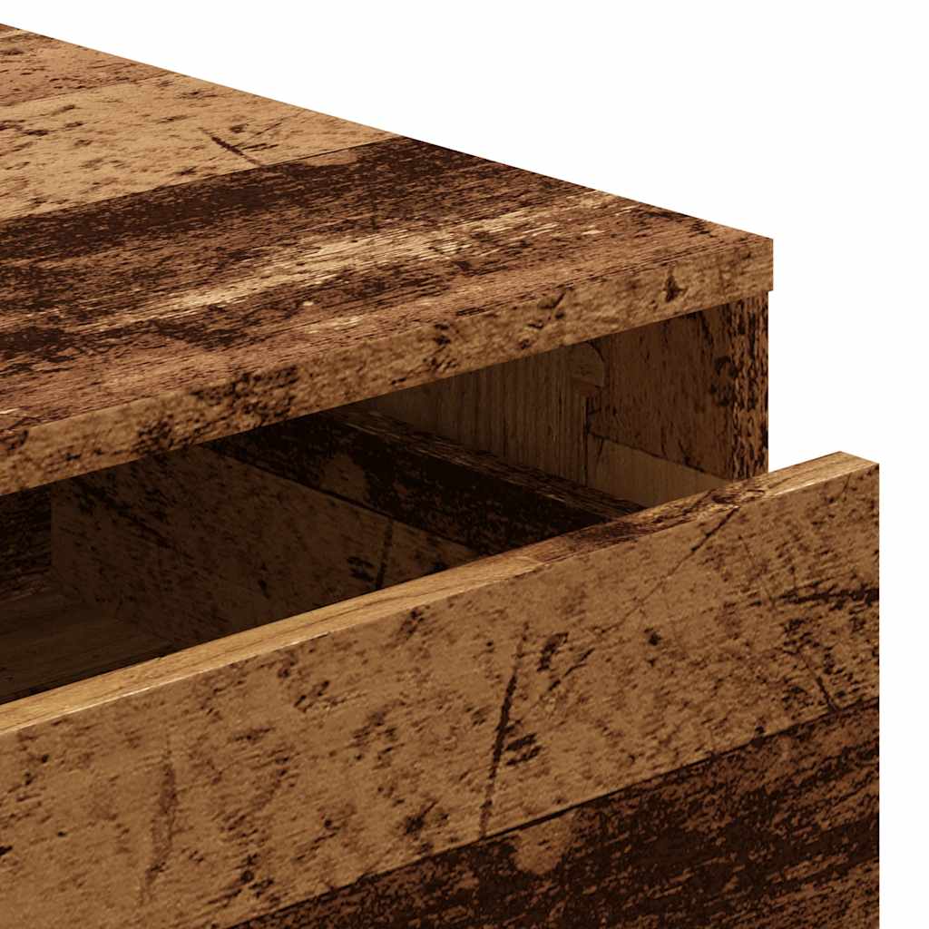 Chest of drawers old wood 60x41x76 cm engineered wood