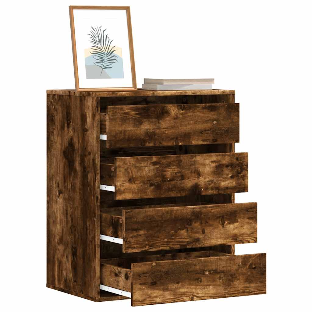Chest of drawers old wood 60x41x76 cm engineered wood