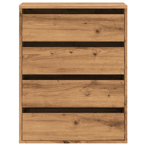 Chest of drawers artisan oak 60x41x76 cm engineered wood