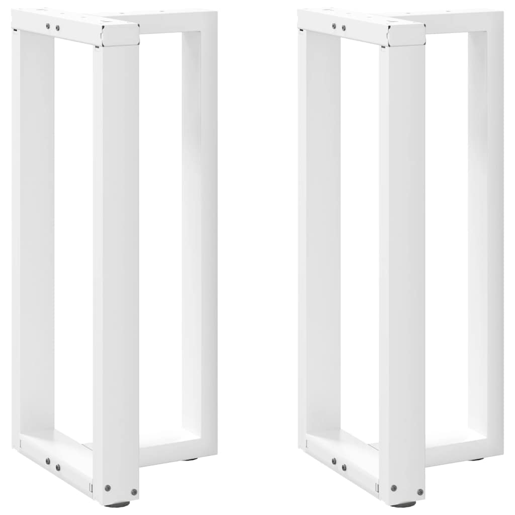 Bar table legs T-shaped 2 pcs white 50x35x(90-91) cm steel