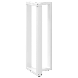 Bar table legs T-shaped 2 pcs white 40x35x(110-111) cm steel