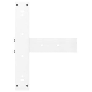 Bar table legs T-shaped 2 pcs white 40x35x(110-111) cm steel