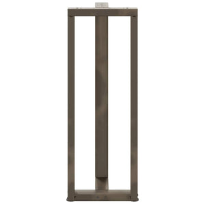 Bar table legs T-shaped 2 pcs natural 40x35x(110-111) cm steel