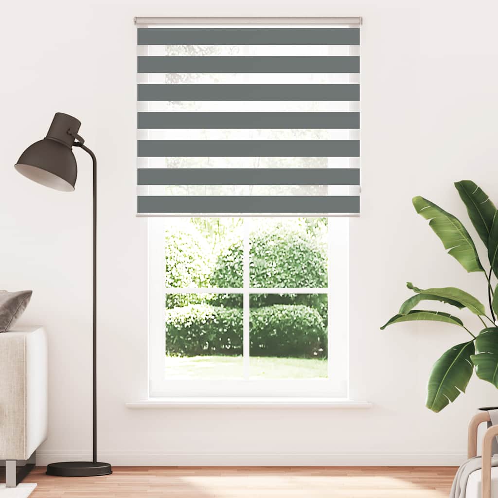 Sebragardin mørkegrå 120x230 cm stoff bredde 115,9 cm polyester