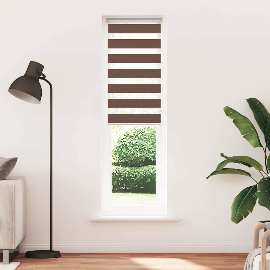 Sebragardin brun 65x200 cm stoff bredde 60,9 cm polyester