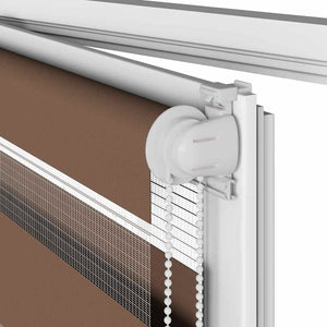 Sebragardin brun 65x200 cm stoff bredde 60,9 cm polyester