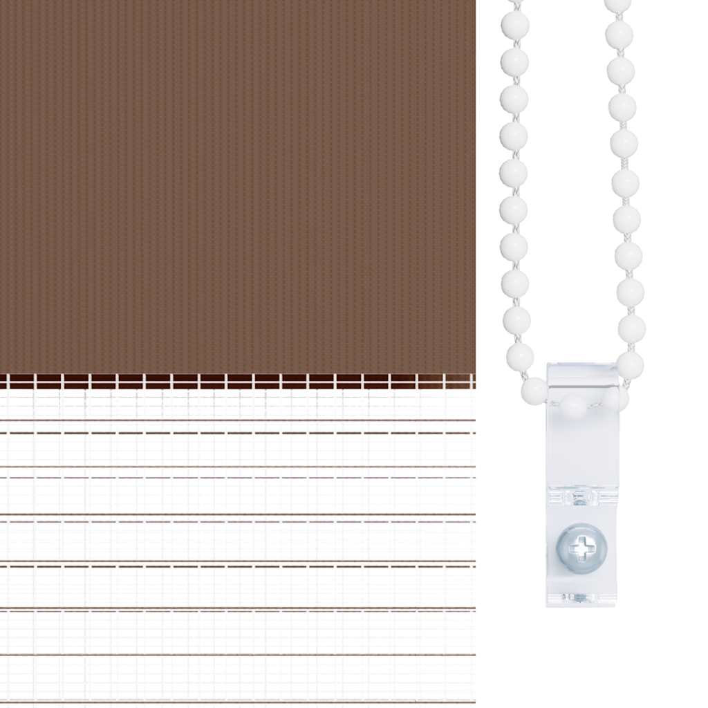 Sebragardin brun 65x200 cm stoff bredde 60,9 cm polyester