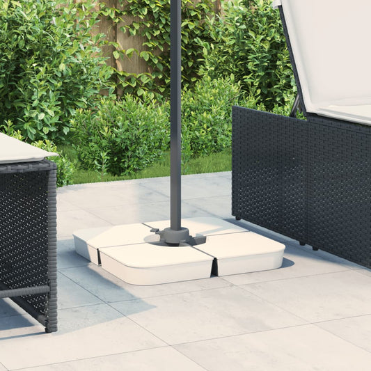 Parasol base set 4 pcs for parasols with cross base 100 kg PP