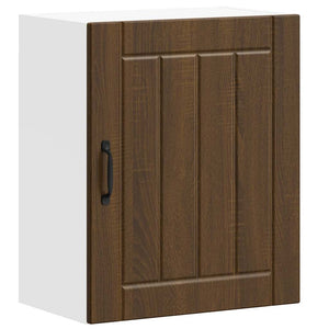 Kitchen wall cabinet Lucca brown oak engineered wood