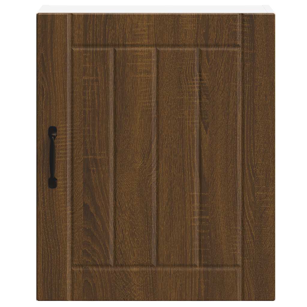 Kitchen wall cabinet Lucca brown oak engineered wood