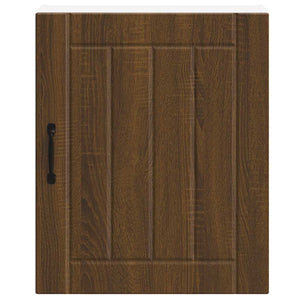 Kitchen wall cabinet Lucca brown oak engineered wood