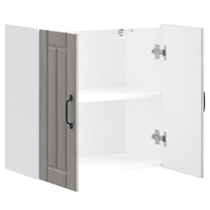 Kitchen wall cabinet Lucca gray sonoma engineered wood
