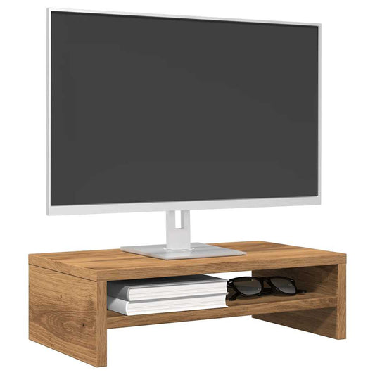 Display stand artisan oak 42x24x13 cm engineered wood