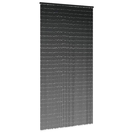 Insect door curtain dark gray 100x220 cm bamboo