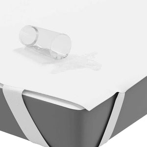 Mattress protector white 160x200 cm waterproof