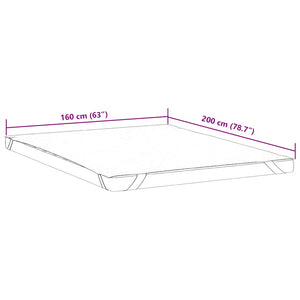 Mattress protector white 160x200 cm waterproof