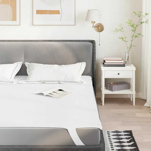 Mattress protector white 160x200 cm waterproof