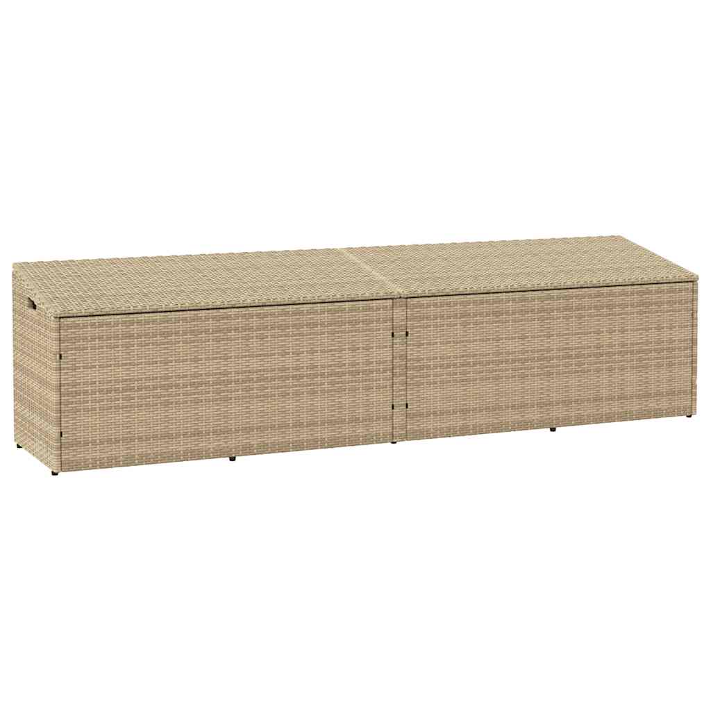 Cushion case beige 220x50x58 cm poly rattan