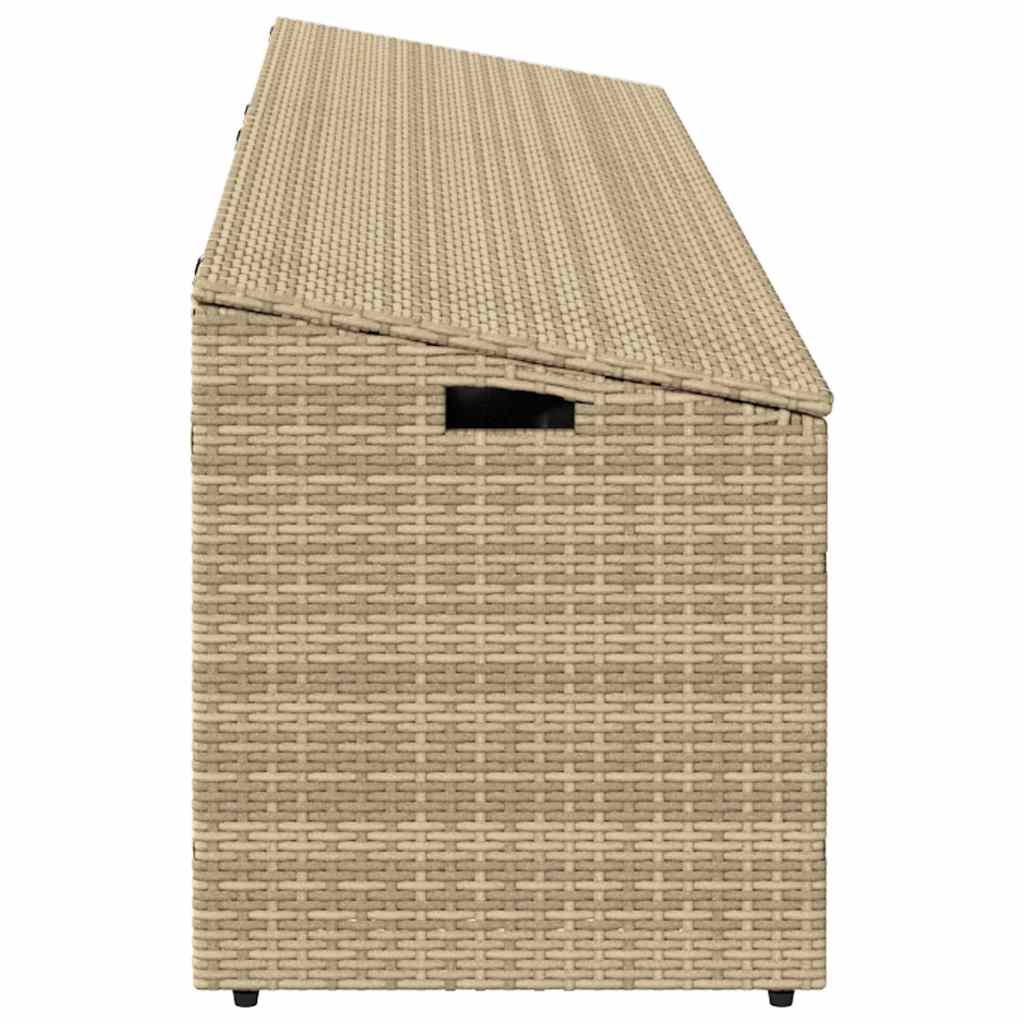 Cushion case beige 220x50x58 cm poly rattan