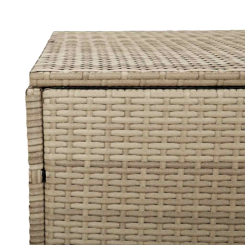 Cushion case beige 220x50x58 cm poly rattan