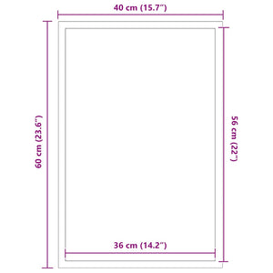 Doormat blue 40x60 cm