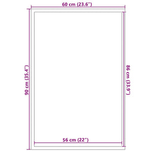 Doormat Blue 60x90 cm