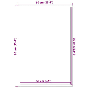 Doormat Black 60x90 cm