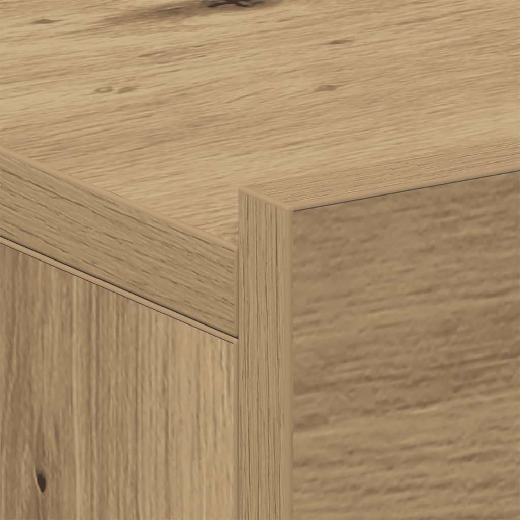 Flytende nattbord 2 stk artisan eik 40x32x15 cm konstruert tre