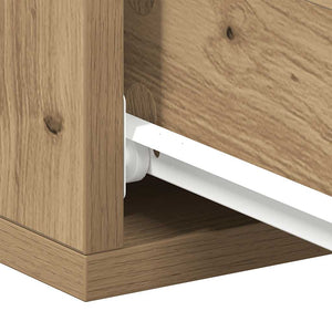 Flytende nattbord 2 stk artisan eik 40x32x15 cm konstruert tre